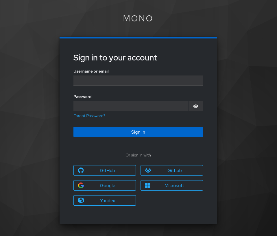 Mono GLB Auth