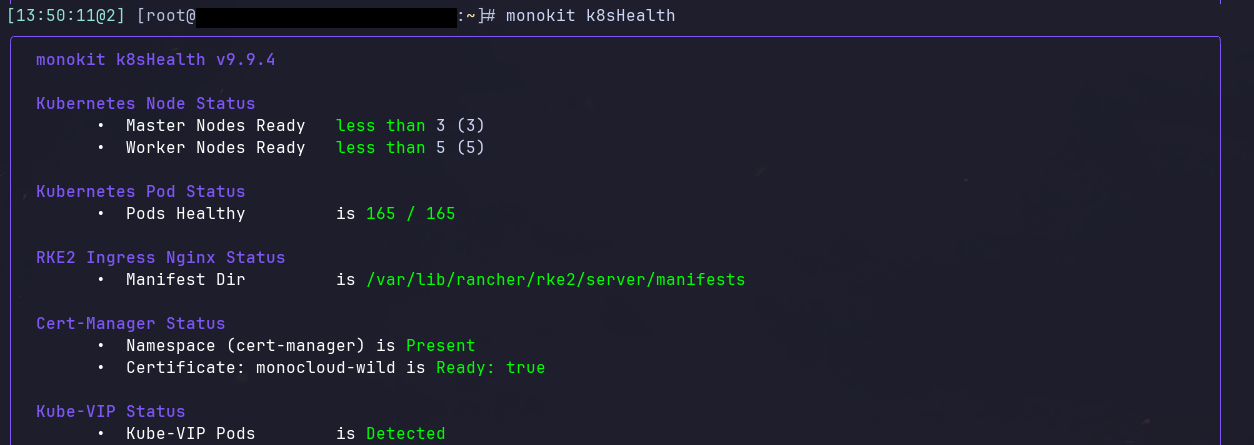 Monokit k8sHealth